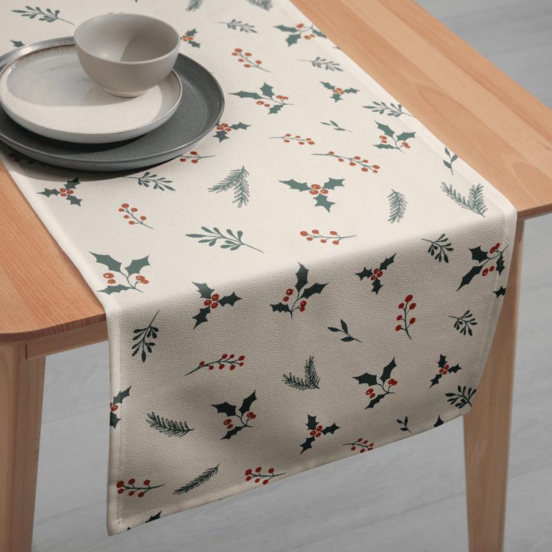 Holly Whispers Cotton Canvas Table Runner media 6