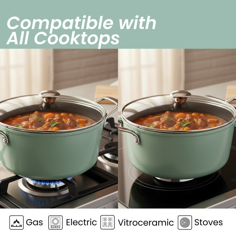 Salford Sizzleon Ceramic Casserole With Lid - 4400 mL media 5