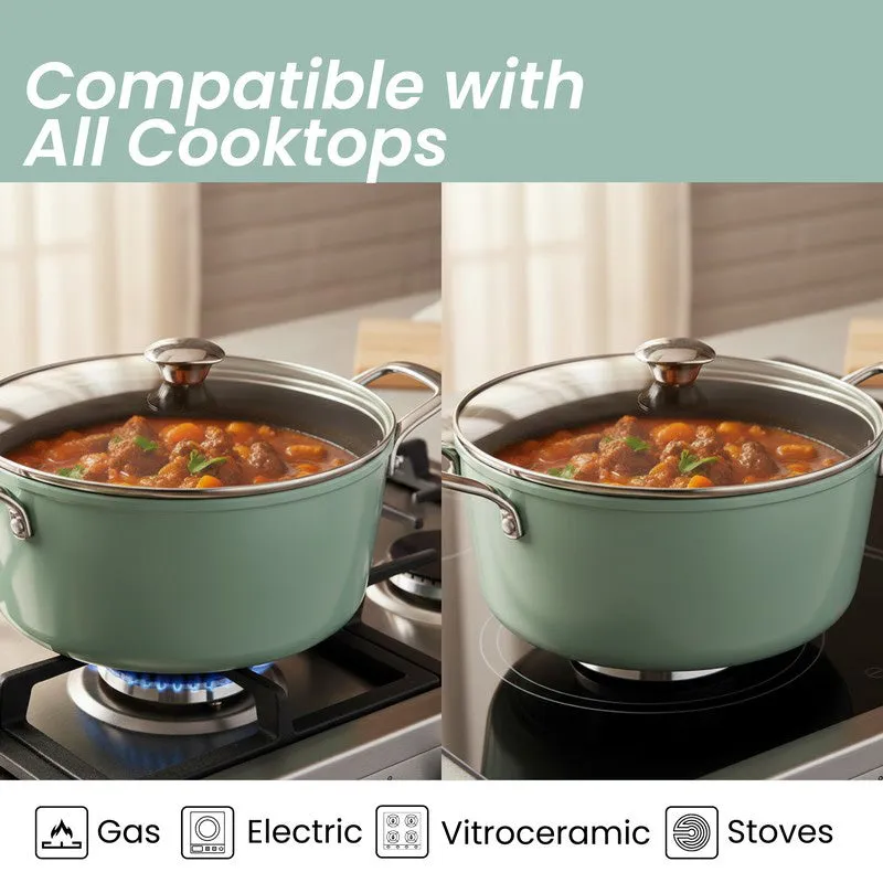 Salford Sizzleon Ceramic Casserole With Lid - 4400 mL media 5