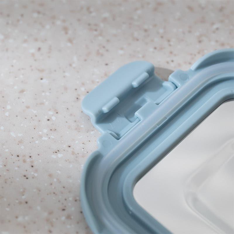 Timo Glass Lunch Box (Blue) - 320 ML media 8
