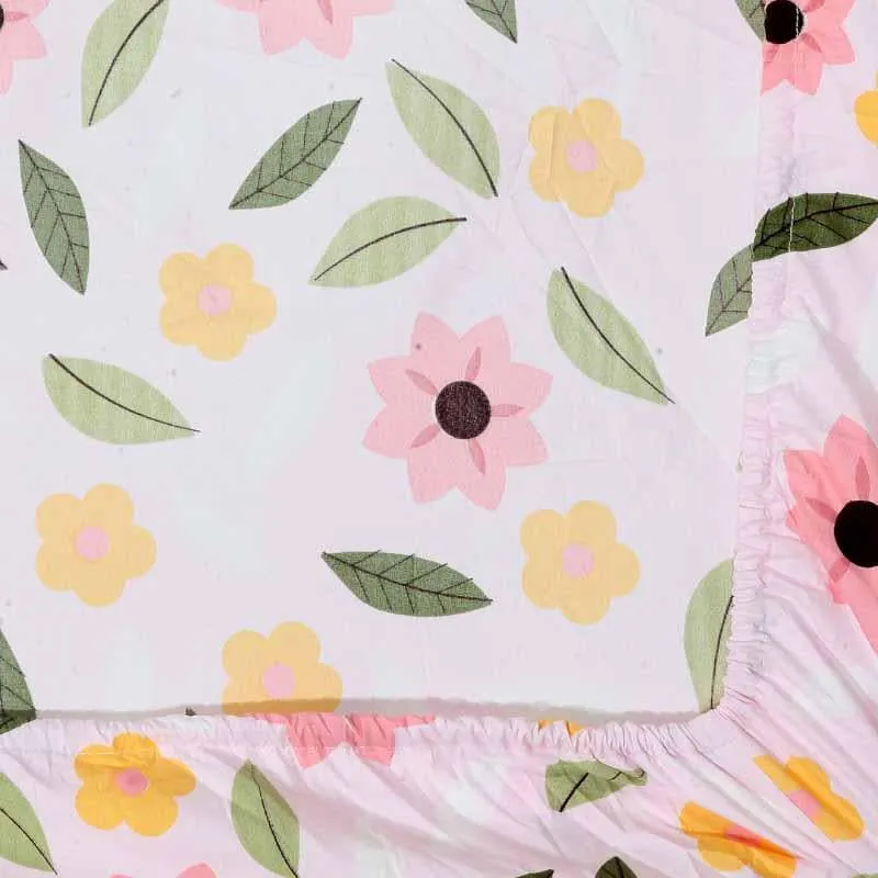 Garden Of Pink Bedsheet - 150 GSM media 6