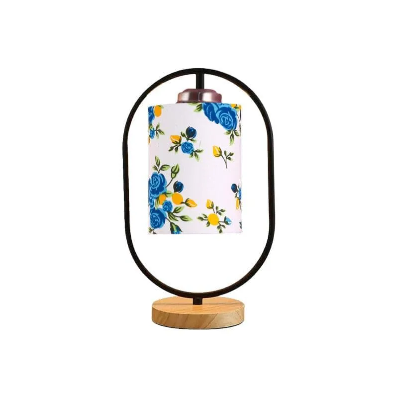 Floral Echo Fabric Table Lamp media 4