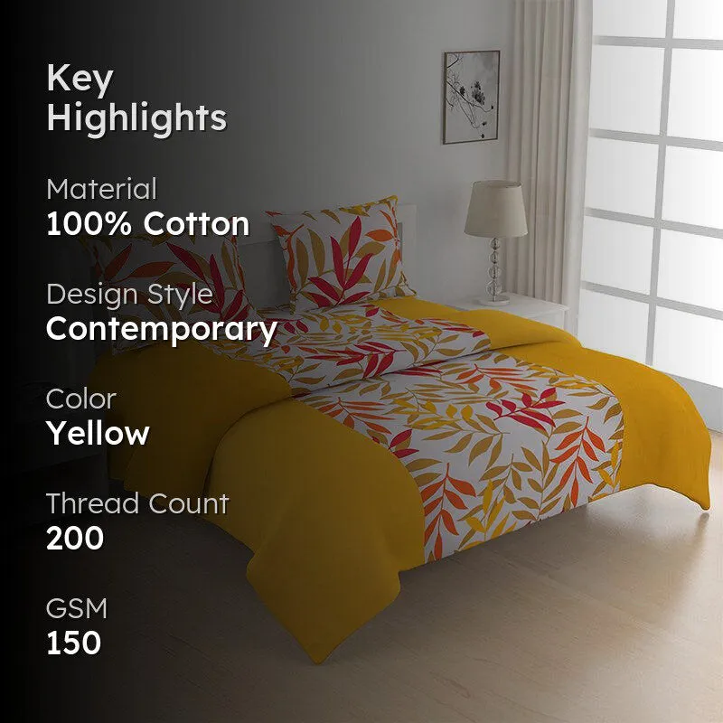 Swayam Sunshine Garden Floral Bedding Set media 2