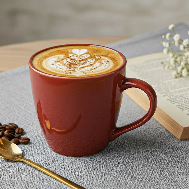 Karvaa Ceramic Coffee Mug (Red) - 350 mL media 1