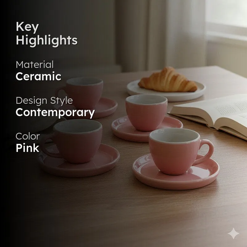 Misty Morn Cup & Saucer (180 Ml) - Eight Piece Set media 2