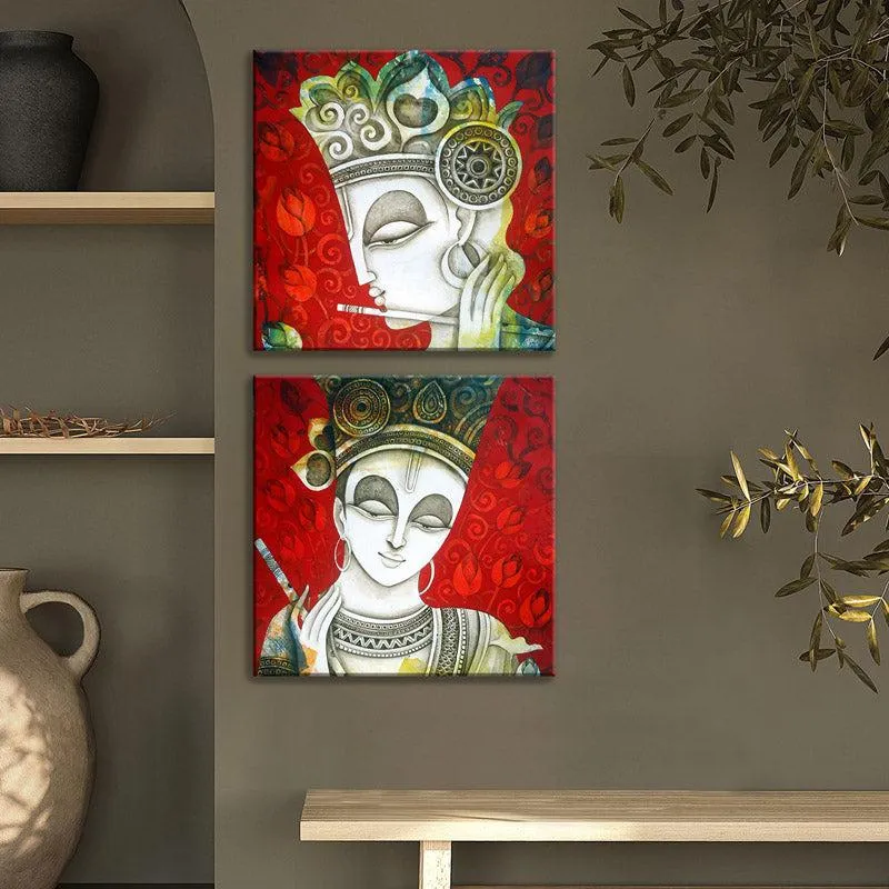 Murali Krishna Wall Art - Set Of Two media 1