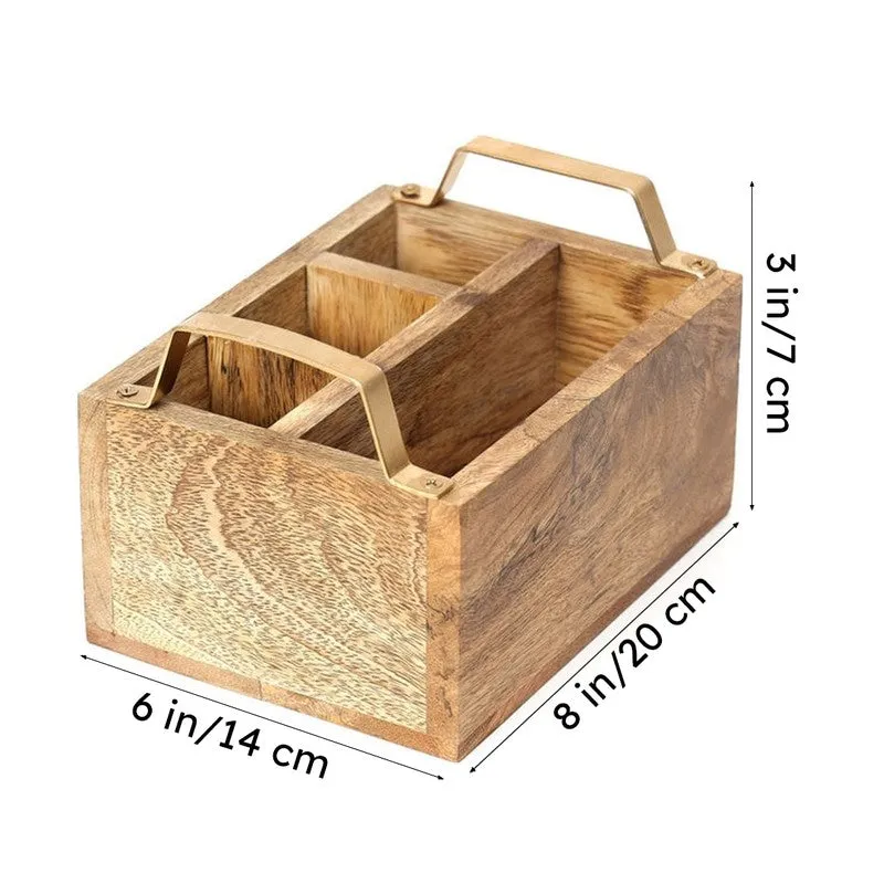 Simiya Mangowood Cutlery Holder media 6