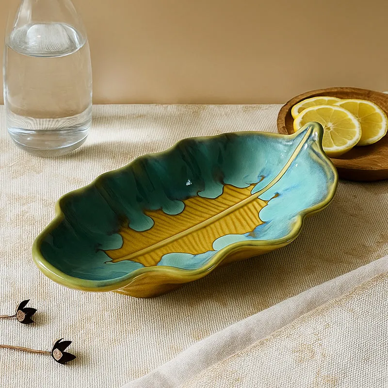 LeafCraft Ceramic Platter media 1