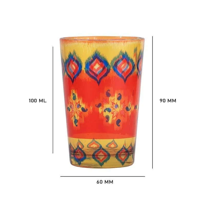 Dazzling Ikat Chai Glass - Set of Four media 5