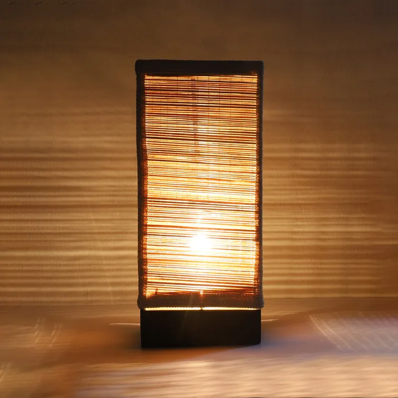 Vionelle Bamboo Table Lamp - Black media 6