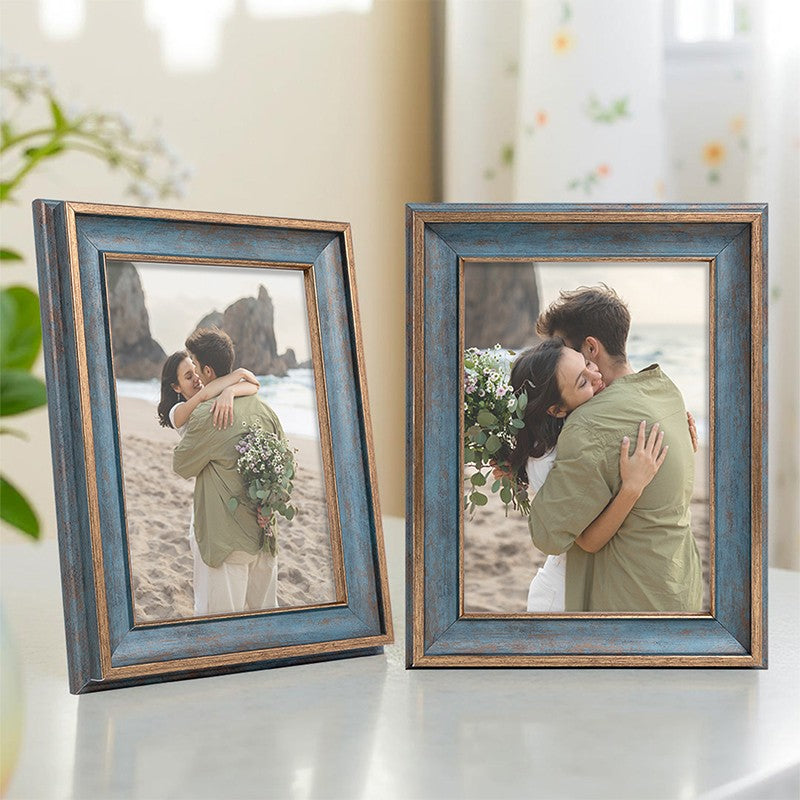 Sapphire PVC Photo Frames - Set Of Two