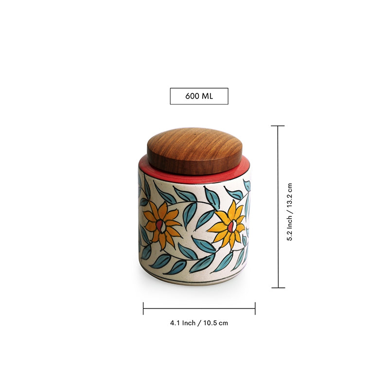 Sunny Skies Ceramic Jar (600 mL Each) - Set Of Two media 6