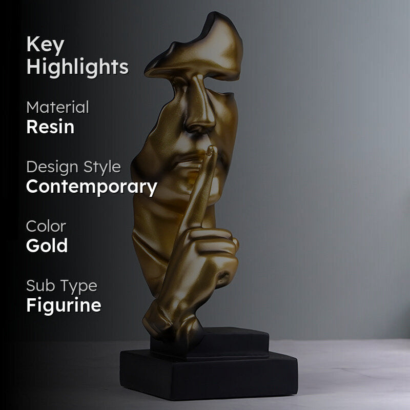 Shhhhhh!!! Resin Showpiece media 2