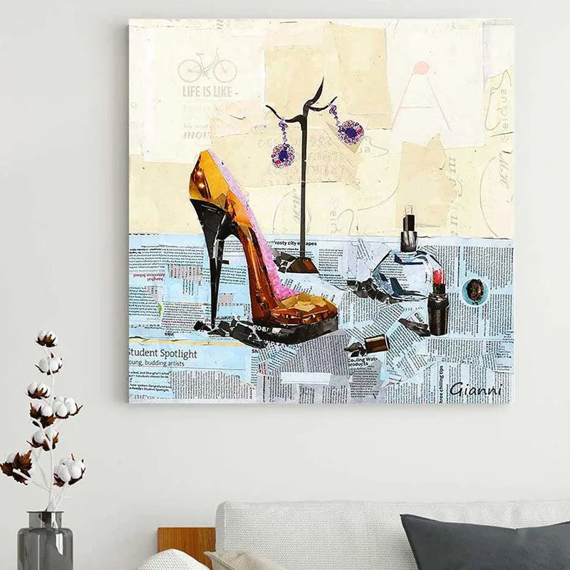 Glam Night Canvas Wall Painting media 2