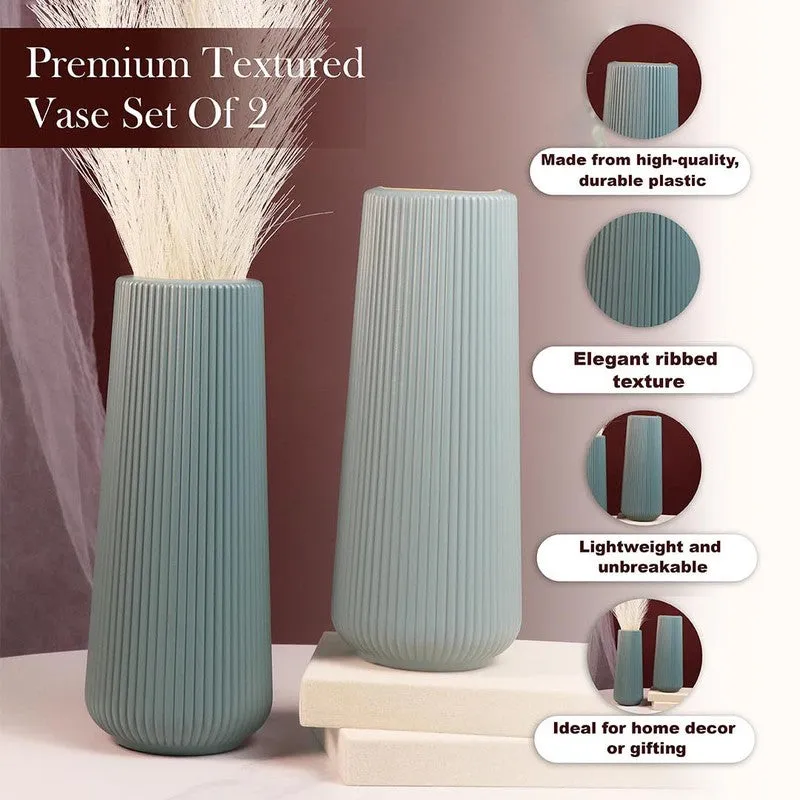 Verdant Line Vase - Set Of Two media 4