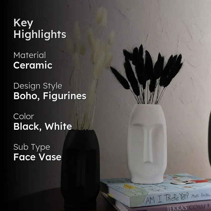 Straight Face Vase - Set Of Two media 2