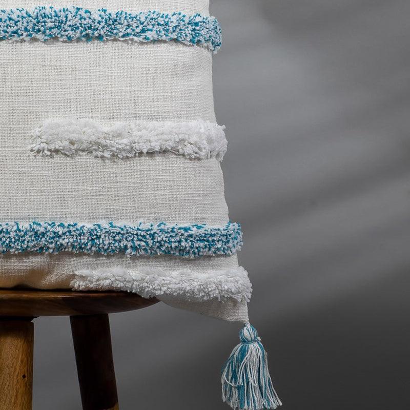 Twill Strips Tufted Cushion Cover media 3