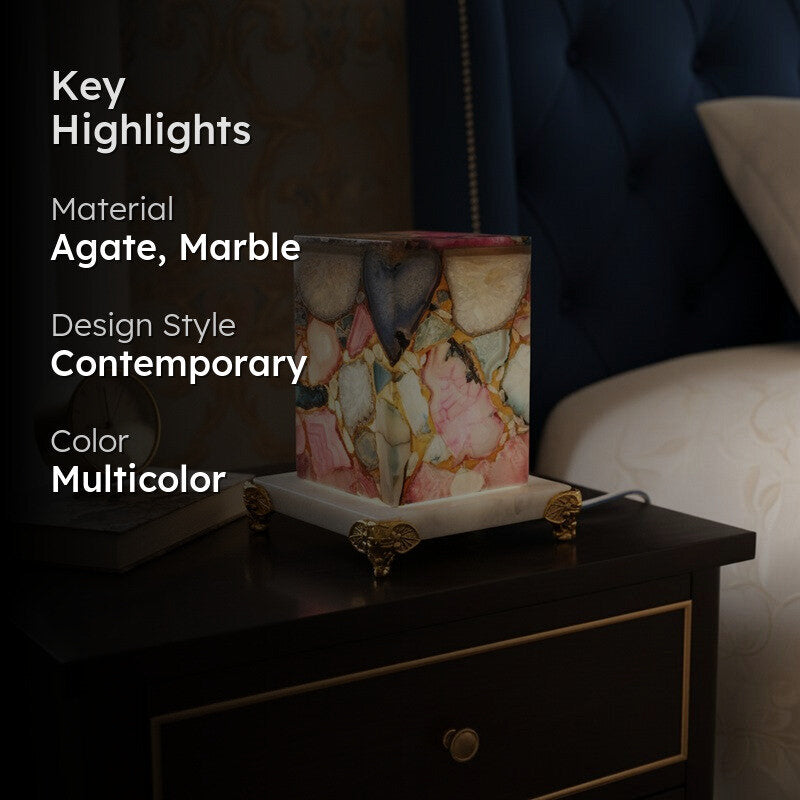 Radiant Vein Agarte LED Table Lamp media 2