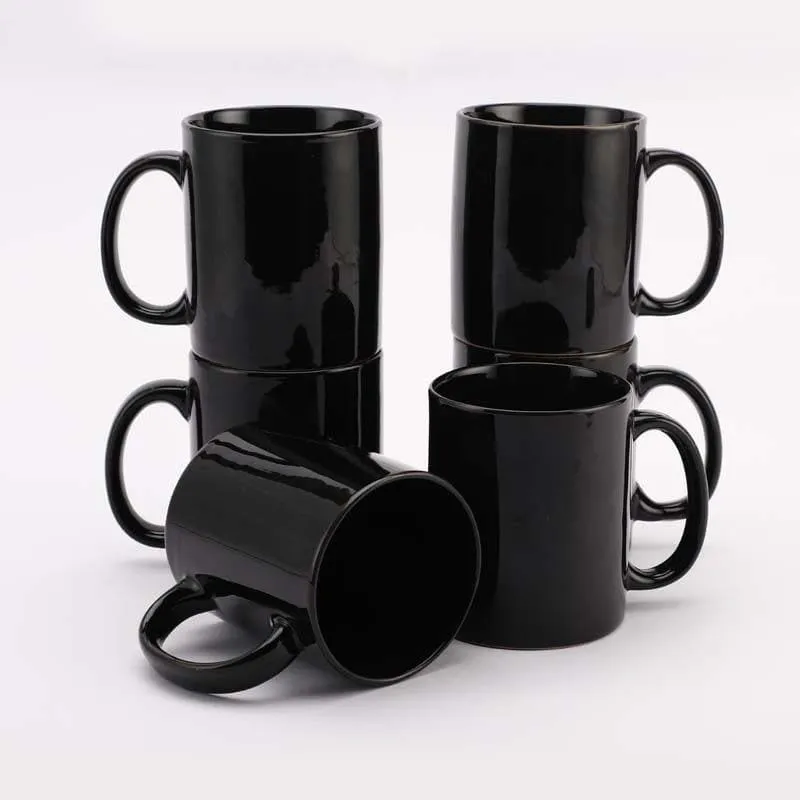 Joe Ceramic Coffee Mug (270 mL Each) - Set of Six media 7