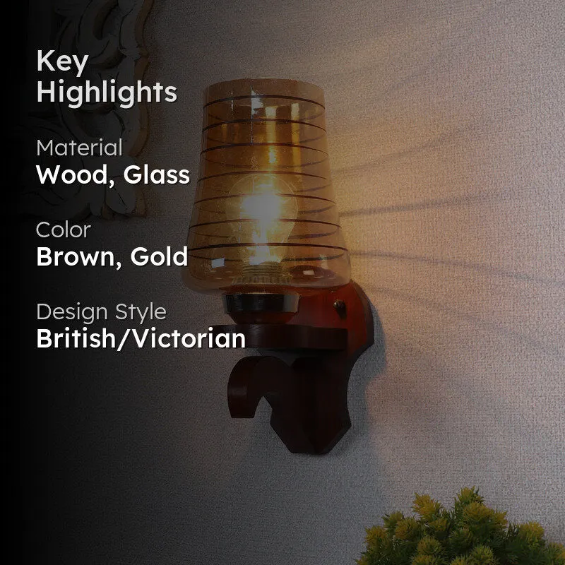 Ella Wooden Wall Lamp media 2