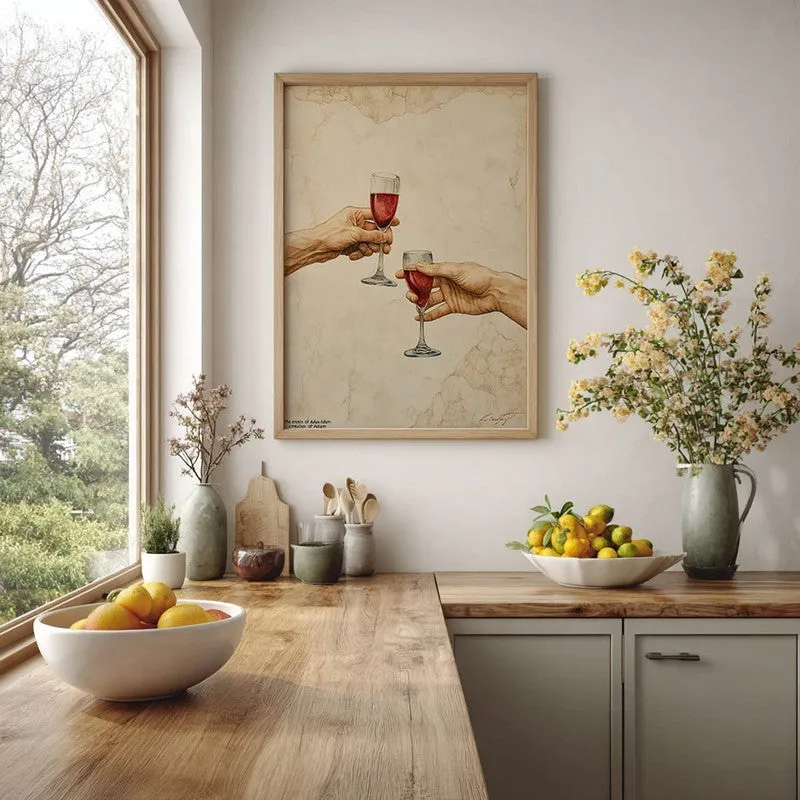 Ros Radiance Archival Canvas Wall Art - Brown media 6