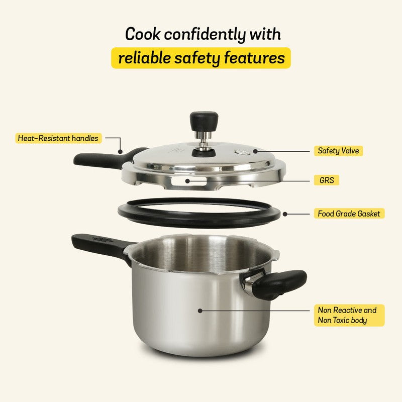 Meyer Stainless Steel Pressure Cooker - 4000 mL/17 Inches media 9