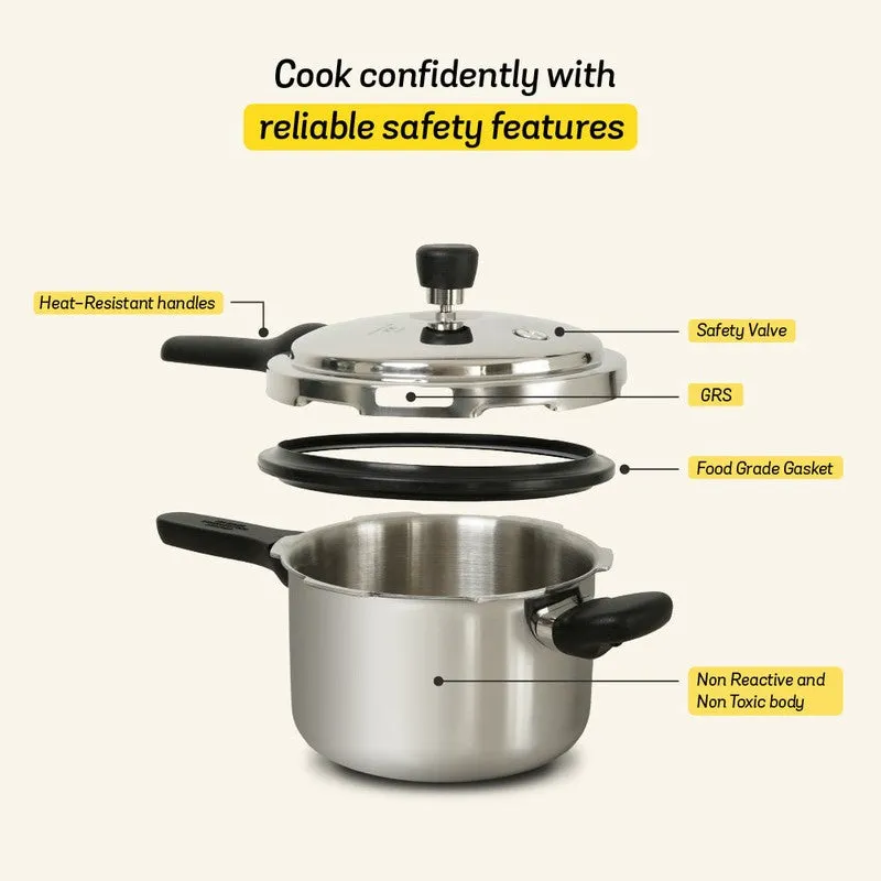 Meyer Stainless Steel Pressure Cooker - 4000 mL/17 Inches media 9