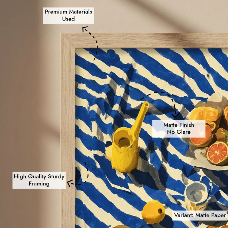 Bistrova Canvas Wall Painting With Brown Frame media 9