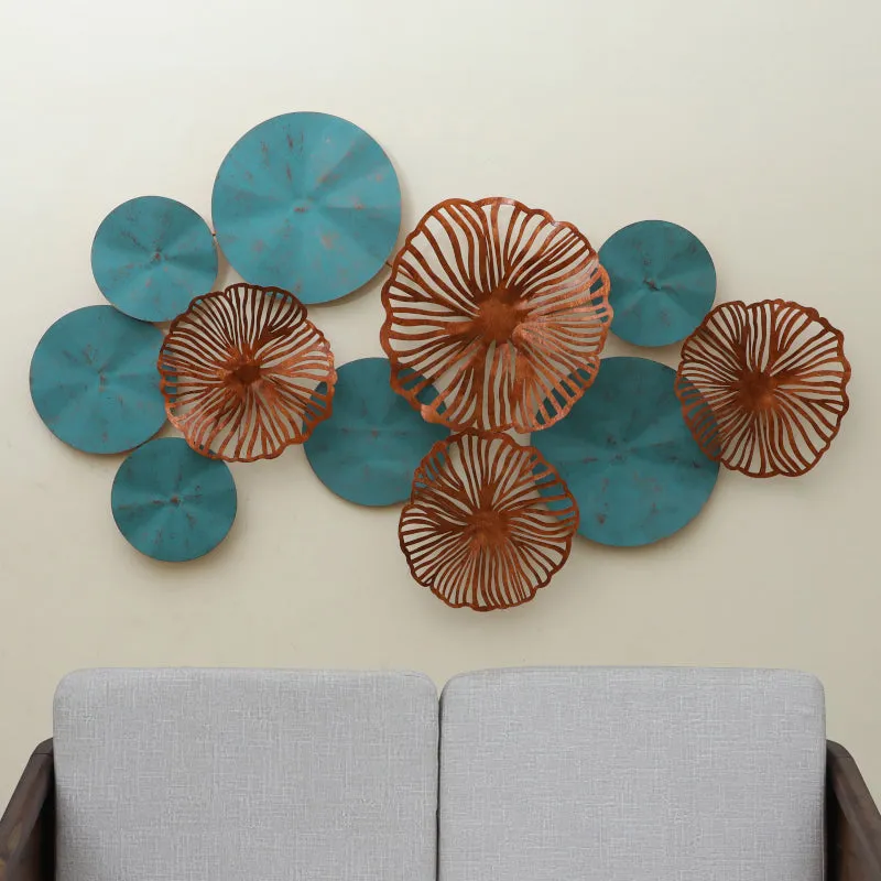 Floral Blooms Metal Wall Accent media 1