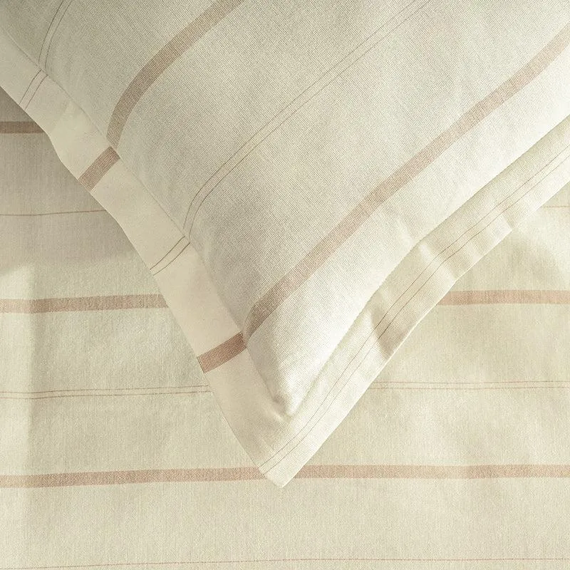 Almond Whisper Chambray Duvet Cover media 5