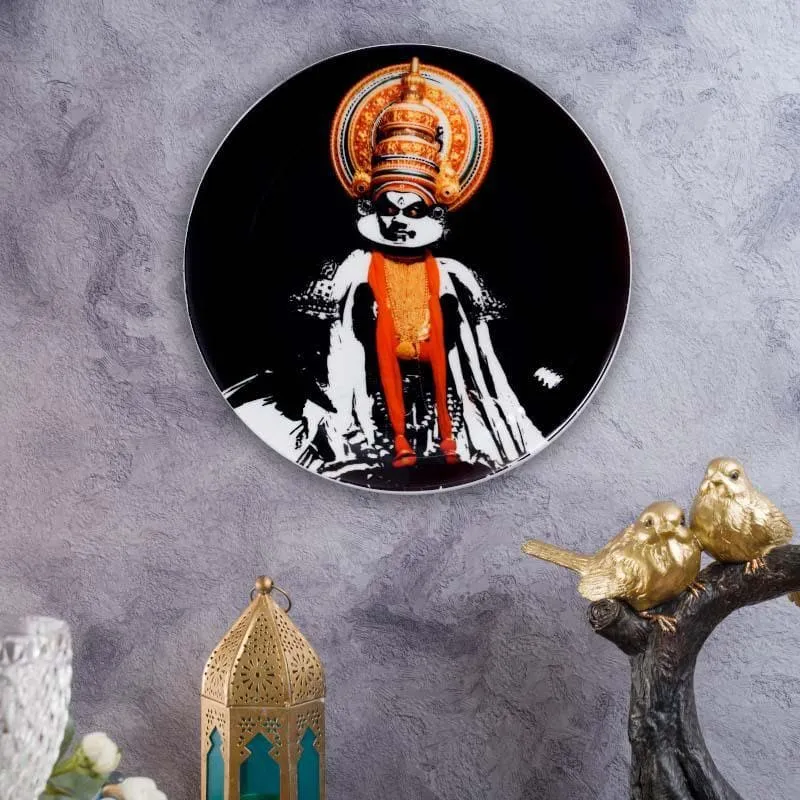 Kathakali Dance Art Bone China Wall Plate media 4