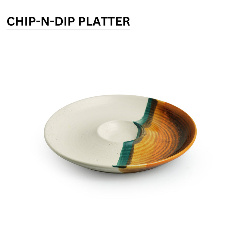 Zevo Ceramic Chip & Dip Platter media 3