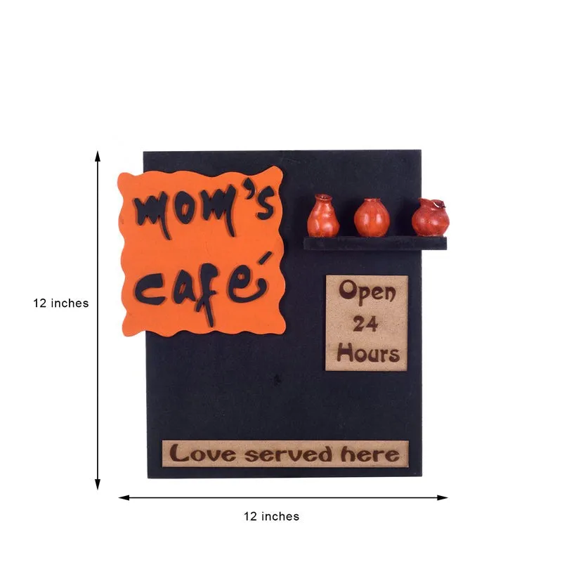 Mom's Cafe Wooden Wall Accent media 5