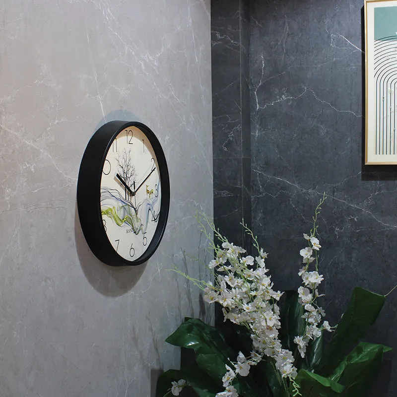 Brush Strokes Wall Clock media 4