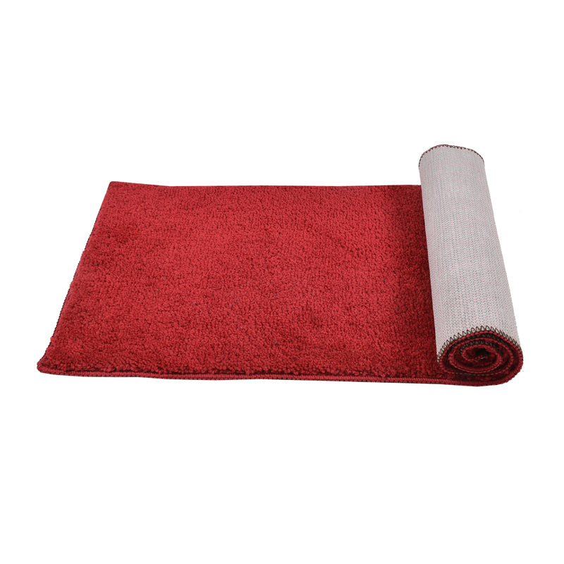 Sofstep Micro Fiber Runner Rug - Maroon media 5