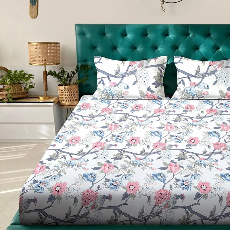 Freesia Fitted Bedsheet - 180 GSM media 4