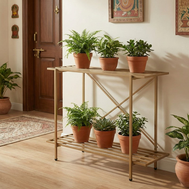 Verdex Metal Planter Stand - DarkBrown media 6