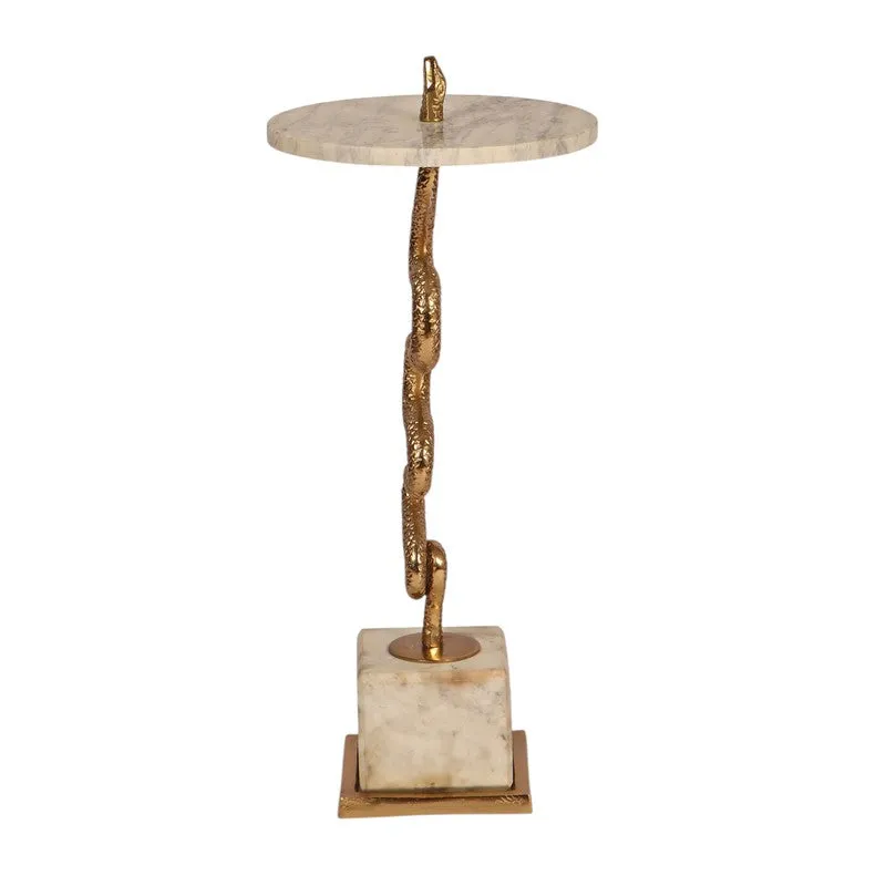 Valdora Accent Table - Gold media 5