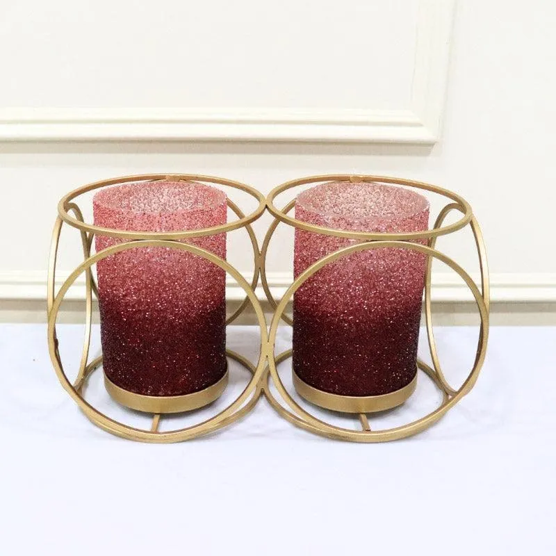 Suzette Double Votive - Pink media 4