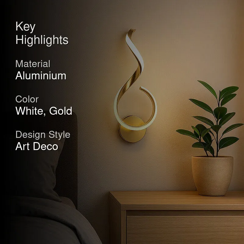 Swirl Aluminum Wall Lamp media 2