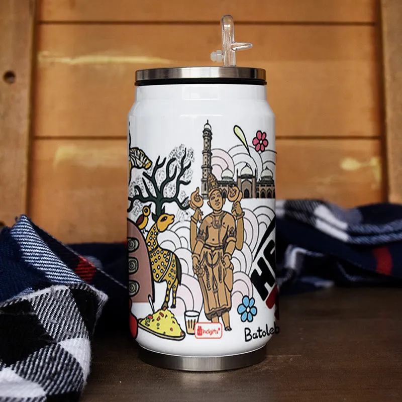 Heart Of India Steel Sipper - 350 mL media 1