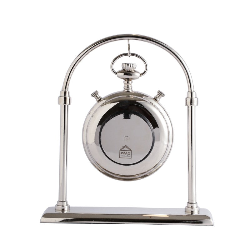Royal Arch Hanging Table Clock - Silver media 5