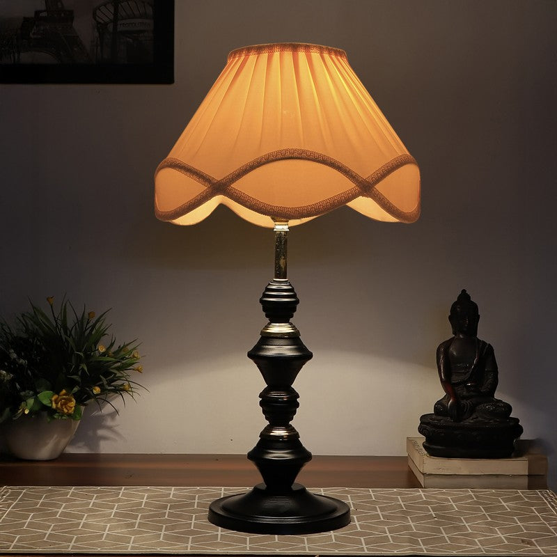 Lumexa Cotton Table Lamp With Iron Base - Ivory