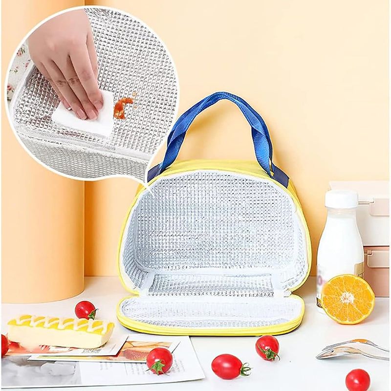 Bus Time Polyester Lunch Bag - Yellow media 6