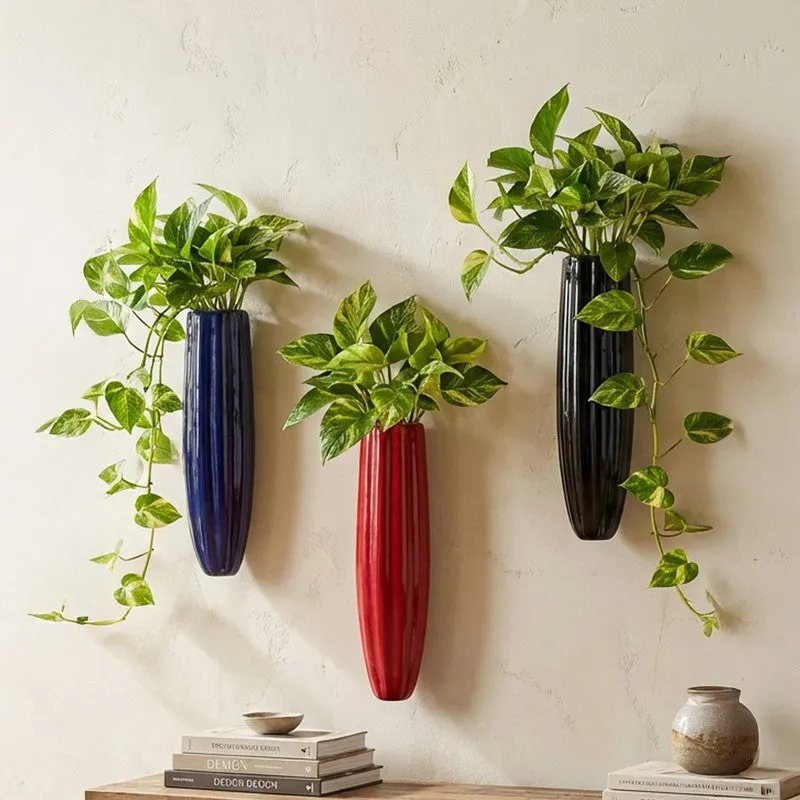 Ravelin Pots & Planters (Black) - Set Of Three media 3