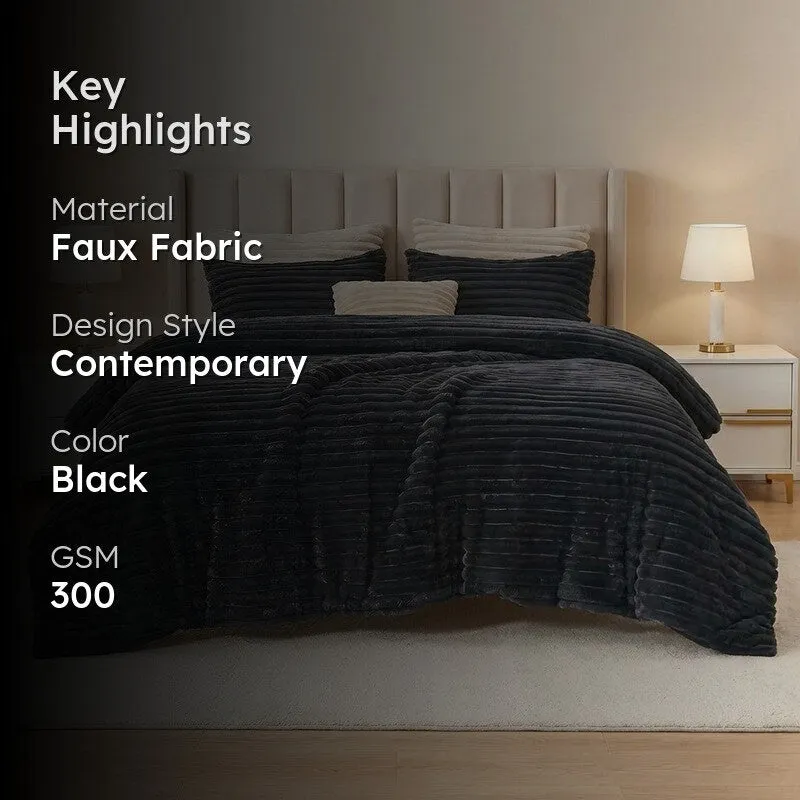 PureDrape Comfort (Black) Bedding Set - Four Piece Set media 2