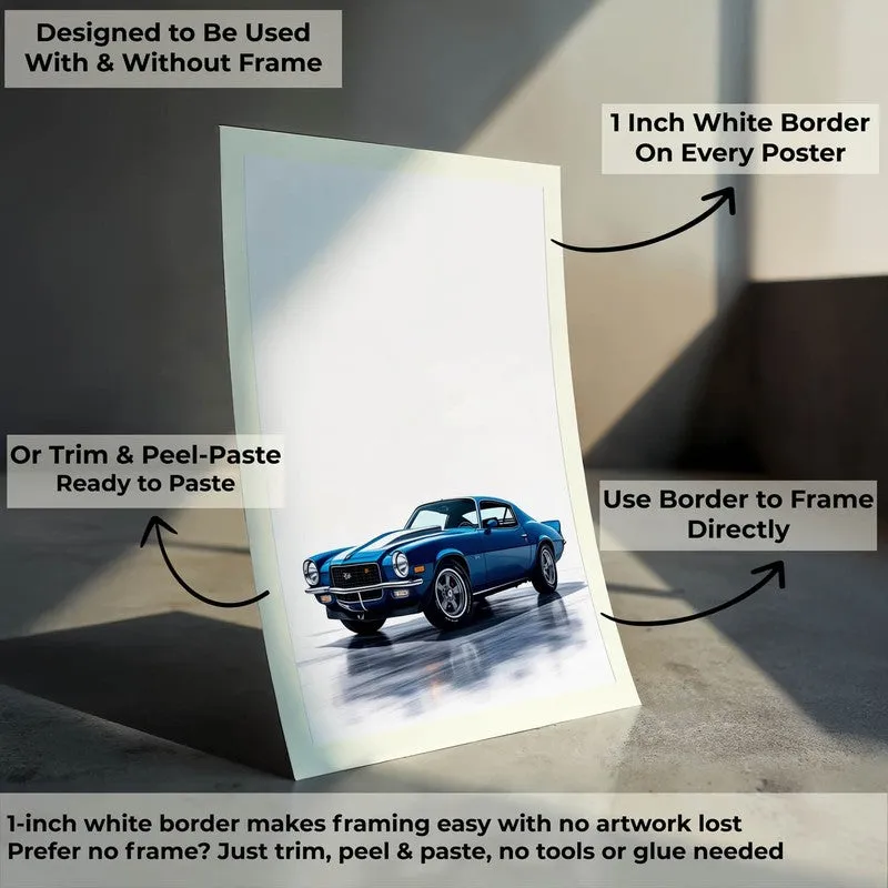 Midnight Camaro Wall Poster media 9