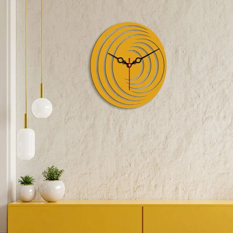 Layer Form Wooden Wall Clock media 4