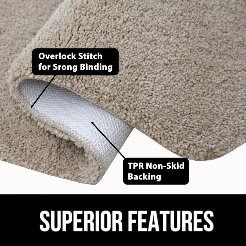 BathEase Anti Skid Runner Rug - Beige media 7