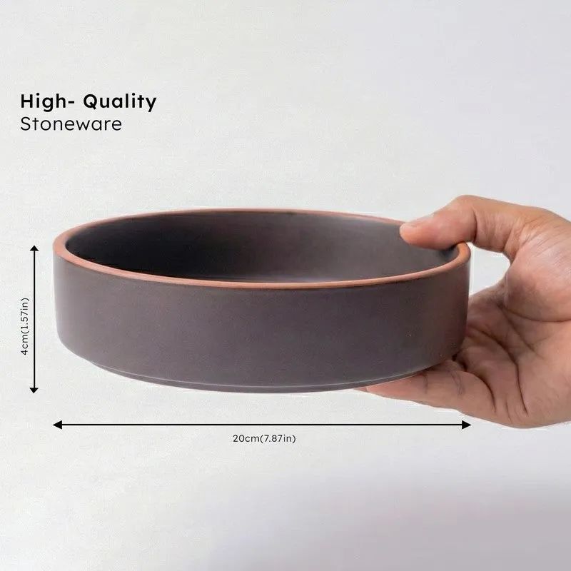 Salvo Ceramic Salad Bowl(700 mL Each) - Set Of Two media 7